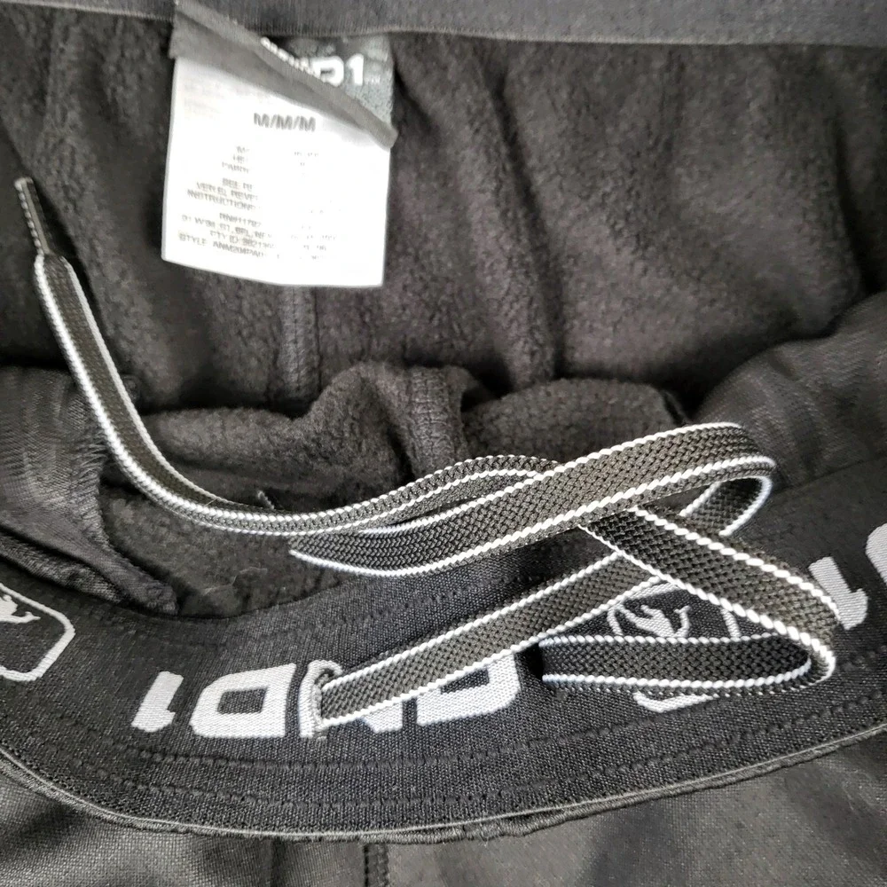 AND1 Tech Fleece Pant Mens M Black NEW Slim Fit Basketball Joggers ANM204PA01026